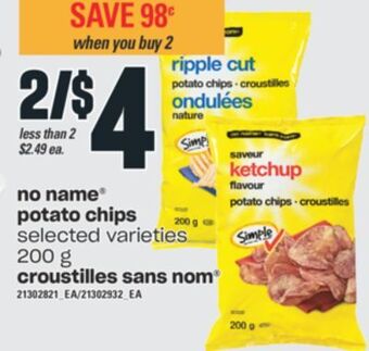 Valu-mart Croustilles sans nom, 200 g offer