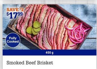 M & M Food Market Smoked beef brisket offer