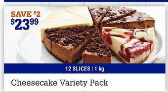 M & M Food Market Cheesecake variety pack offer
