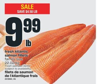 Valu-mart Filets de saumon de l'atlantique frais offer