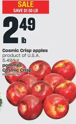 Valu-mart Pommes cosmic crisp offer