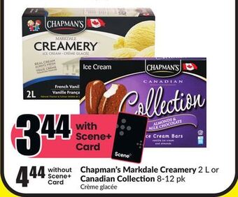 Chalo FreshCo Chapman's markdale creamery 2 l or canadian collection 8-12 pk offer