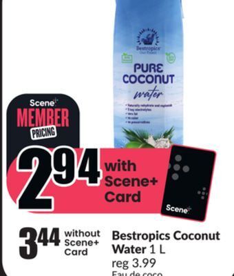 Chalo FreshCo Bestropics coconut water 1 l offer