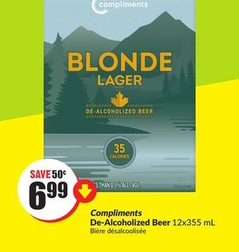 Chalo FreshCo Compliments de-alcoholized beer 12x355 ml offer