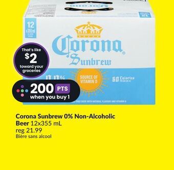Chalo FreshCo Corona sunbrew 0% non-alcoholic beer 12x355 ml offer