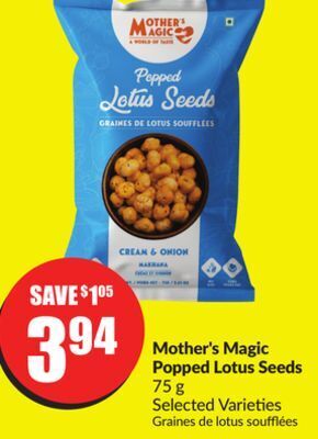 Chalo FreshCo Mother's magic popped lotus seeds offer