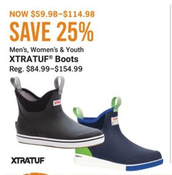 Bass Pro Men's, women's & youth xtratuf® boots offer