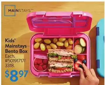 Walmart Kids' mainstays — bento box offer