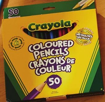 Walmart Crayola broad line washable markers 16-pack or coloured pencils 50-pack offer