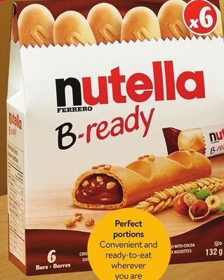 Walmart Nutella b-ready bars 6-pack offer