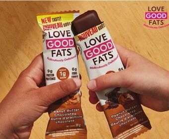 Walmart Love good fats peanut butter chocolatey bars 4-pack offer