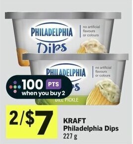 IGA KRAFT Philadelphia Dips 227 g offer