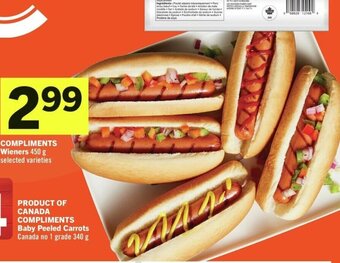 IGA Wieners 450 g offer