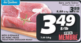 IGA FRESH PORK SHOULDER ROAST offer
