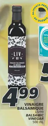 IGA LIV99 BALSAMIC VINEGAR 500 mL offer
