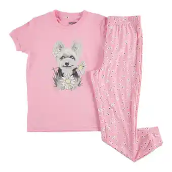Giant Tiger Monkey bars toddler girl's mother's day pj set, pink, 2-piece offer