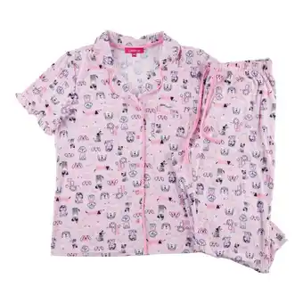 Giant Tiger Carisma women's simply dreaming peachy tailored capri set, pink, 2-piece offer