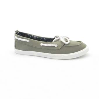 Giant Tiger Mystyle women's topsiders canvas shoes offer