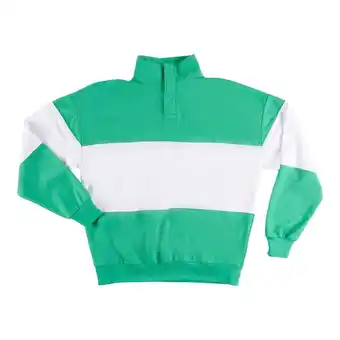 Giant Tiger Mountain ridge men's coastal escape rugby colour block top with button placket offer
