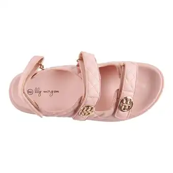 Giant Tiger Lily morgan women's quilted novelty foot bed sandals offer
