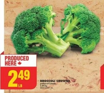 No Frills BROCCOLI CROWNS offer