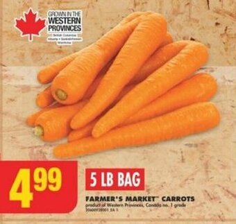 No Frills FARMER'S MARKET CARROTS offer