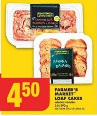 No Frills FARMER'S MARKET LOAF CAKES offer
