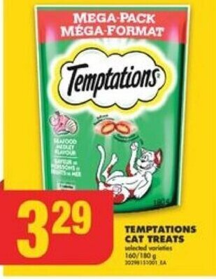 No Frills TEMPTATIONS CAT TREATS offer