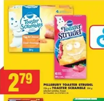 No Frills PILLSBURY TOASTER STRUDEL or TOASTER SCRAMBLE offer