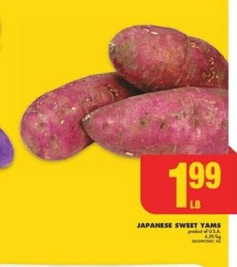 No Frills JAPANESE SWEET YAMS offer