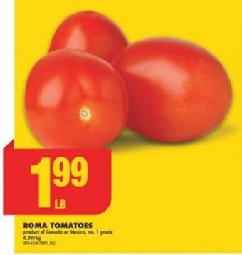 No Frills ROMA TOMATOES offer
