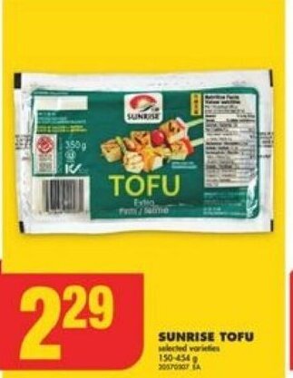 No Frills SUNRISE TOFU offer
