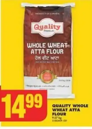 No Frills QUALITY WHOLE WHEAT ATTA FLOUR offer