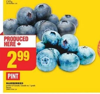 No Frills BLUEBERRIES offer