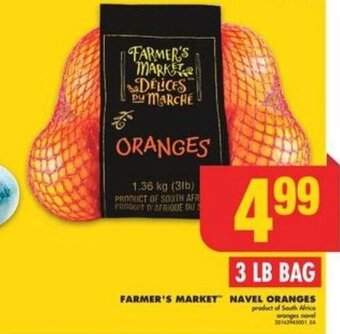 No Frills FARMER'S MARKET NAVEL ORANGES offer