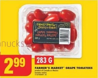 No Frills FARMER'S MARKET GRAPE TOMATOES offer
