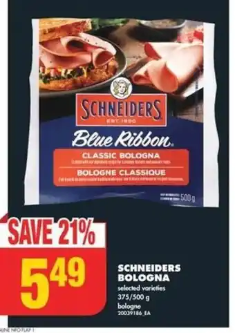 No Frills SCHNEIDERS BOLOGNA offer