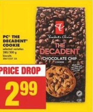 No Frills PC THE DECADENT COOKIE offer