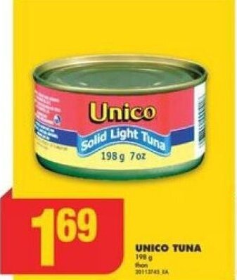 No Frills UNICO TUNA offer