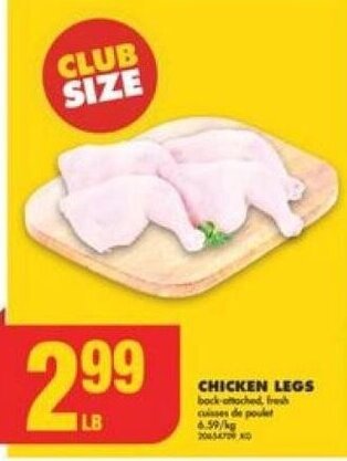 No Frills CHICKEN LEGS offer