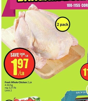 FreshCo Fresh Whole Chicken offer