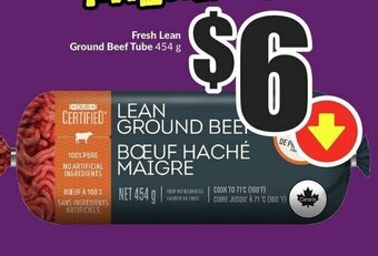 FreshCo Fresh Lean Ground Beef Tube 454 g offer