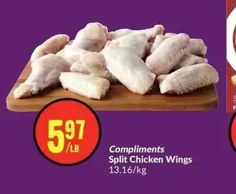 FreshCo Compliments Split Chicken Wings 13.16/kg offer