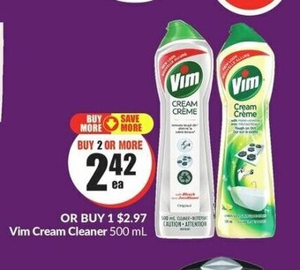 FreshCo Vim Cream Cleaner 500 mL offer