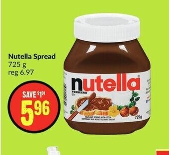 FreshCo Nutella Spread 725 g offer