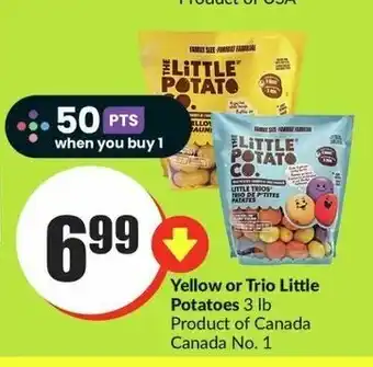 FreshCo Yellow or Trio Little Potatoes 3 lb offer
