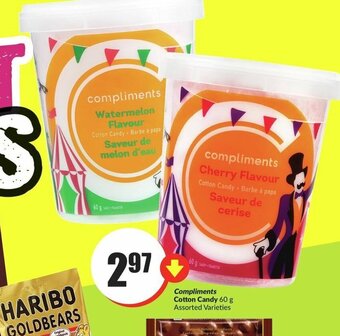 FreshCo Compliments Cotton Candy 60 g offer