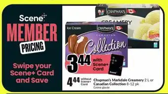 FreshCo Chapman's Markdale Creamery or Canadian Collection offer