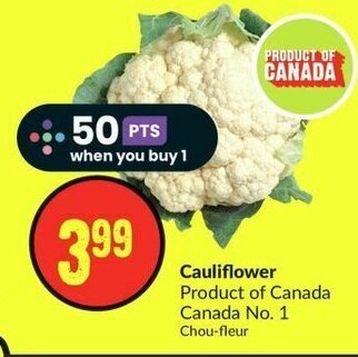 FreshCo Cauliflower offer