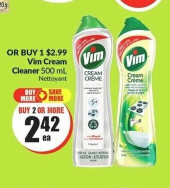 FreshCo Vim Cream Cleaner 500 mL offer
